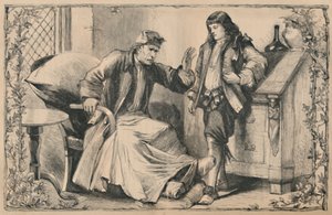 Crusoe doradzany przez ojca, c1870 autorstwa Unbekannt