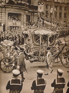 Cynosure of All Eyes in the Processions: The State Coach, 1937 autorstwa Unbekannt