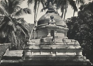 Dagoba w Świątyni Świętego Zęba w Kandy, 1926 autorstwa Unbekannt