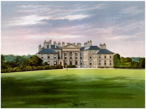 Pałac Dalkeith, Edynburg, Szkocja, dom księcia Buccleuch, ok. 1880 r. autorstwa Unbekannt