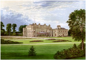 Dalton Hall, niedaleko Beverley, Yorkshire, dom Lorda Hothama, ok. 1880 autorstwa Unbekannt