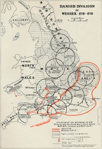 Duńska inwazja Wessex 876-878, 1935 autorstwa Unbekannt