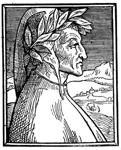 Dante Alighieri 1265-1321, włoski poeta, 1521 autorstwa Unbekannt