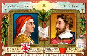 Dante Allighieri i Torquato Tasso, c1900 autorstwa Unbekannt