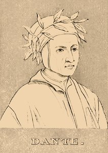 Dantego, c1265-1321, 1830. autorstwa Unbekannt