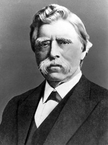 David Edward Hughes, angielski elektryk i wynalazca, ok. 1880 r. autorstwa Unbekannt