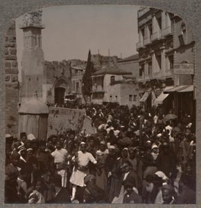 David Street, Jerozolima, ok. 1900 autorstwa Unbekannt