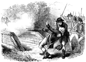 Śmierć Izaaka Davisa, 1775 c1880 autorstwa Unbekannt
