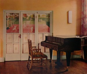 Dekoracja autorstwa Erica Raviliousa w mieszkaniu Sir Geoffreya Frysa, Portman Square, Londyn, 1933 autorstwa Unbekannt