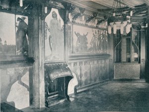 Dekoracje do sali muzycznej autorstwa Fritza Erlera, c1899 autorstwa Unbekannt