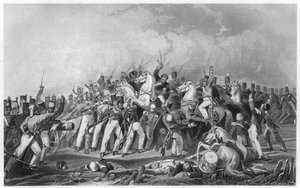 Klęska buntowników z Sealkote przez kolumnę generała Nicholsonsa, 1857, c1860 autorstwa Unbekannt