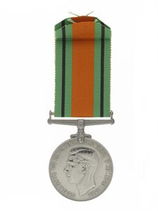 Medal Obrony 1939-45 (nikiel i jedwab) autorstwa Unbekannt