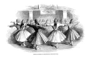 Derwisze, Konstantynopol, Turcja, 1853 autorstwa Unbekannt