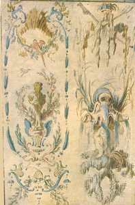 Projekt dekoracji ściennej, Francja, 1928. autorstwa Unbekannt