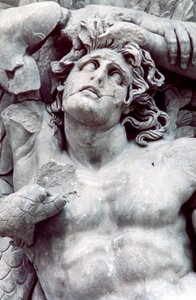 Fragment Wielkiego Fryzu Ołtarza Pergamońskiego, 180-159 pne autorstwa Unbekannt