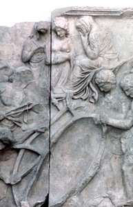 Fragment Wielkiego Fryzu Ołtarza Pergamońskiego, 180-159 pne autorstwa Unbekannt