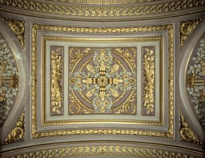 Detal kopuły, Galerie des Batailles, Galeria Bitew, Zamek w Wersalu, Francja autorstwa Unbekannt