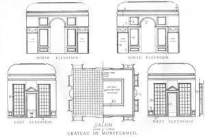 Szczegóły salonów, Chateau de Montfermeil, Paryż, 1924 autorstwa Unbekannt