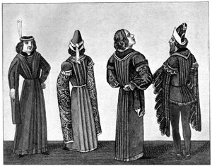 Rozwój rękawa, XV wiek, 1910 autorstwa Unbekannt