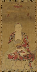 Budda Dhyani, dynastia Ming, XVI-XVII wiek. autorstwa Unbekannt