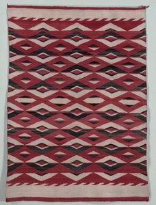 Dywan w stylu Diamond Network, c. 1890-1900. autorstwa Unbekannt