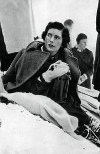 Diana Gordon Lennox, kanadyjska narciarka, Zimowe Igrzyska Olimpijskie, Garmisch-Partenkirchen, Niemcy, 1936 autorstwa Unbekannt