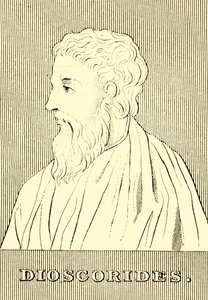 Dioscorides, c40-90 rne, 1830 autorstwa Unbekannt