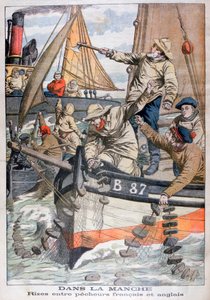 Spór między francuskimi i angielskimi rybakami w Kanale, 1904 autorstwa Unbekannt