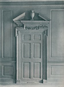 Drzwi pokoju wyłożonego boazerią, wczesny georgiański, 26, Hatton Garden, c1909 autorstwa Unbekannt