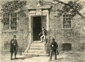 Wejście w Staples Inn, ok. 1872 r. autorstwa Unbekannt