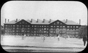 Dormitory Building, Harvard University, Massachusetts, USA, koniec XIX lub początek XX wieku autorstwa Unbekannt