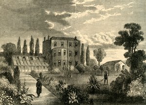 Dom doktora Lettsomsa, Grove Hill, ok. 1878 r. autorstwa Unbekannt