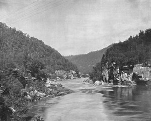 Dragon Gorge, New River, Zachodnia Wirginia, USA, ok. 1900. autorstwa Unbekannt