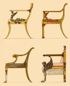 Krzesła do salonu, 1808, 1946. autorstwa Unbekannt