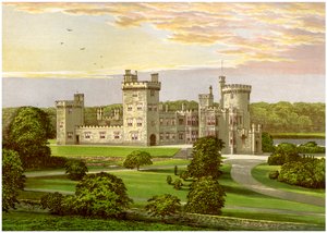 Dromoland, hrabstwo Clare, Irlandia, dom Lorda Inchiquina, ok. 1880 r. autorstwa Unbekannt