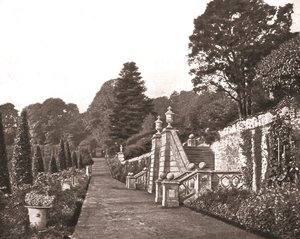 Ogrody zamku Drummond, Perthshire, Szkocja, 1894. autorstwa Unbekannt