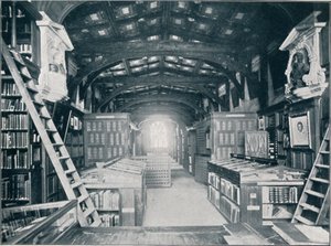 Biblioteka księcia Humphreysa, ok. 1902 r. autorstwa Unbekannt