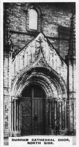 Drzwi katedry w Durham, strona północna, ok. 1920 r. autorstwa Unbekannt
