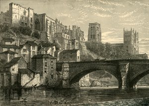 Durham znad rzeki, 1898. autorstwa Unbekannt