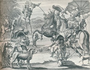 Holenderski skecz o sokolnictwie, c1716, 1916 autorstwa Unbekannt