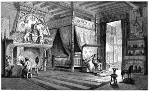 Pokój mieszkalny seigneur z XIV wieku, 1870 autorstwa Unbekannt