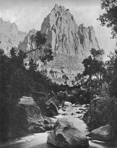 Eagle Crag, Shoshone Falls, Idaho, USA, ok. 1900. autorstwa Unbekannt