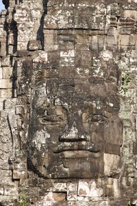Wschodnia brama Angkor Thom, Siem Reap, Kambodża autorstwa Unbekannt