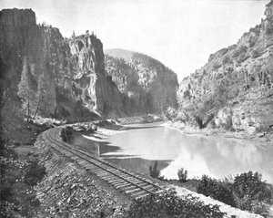 Echo Cliffs, Kanion Wielkiej Rzeki, Kolorado, USA, ok. 1900. autorstwa Unbekannt