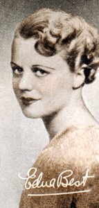 Edna Best 1900-1974, brytyjska aktorka teatralna i filmowa, 1935 autorstwa Unbekannt