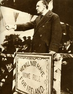 Edward Carson wygłasza przemówienie, 1912, 1935. autorstwa Unbekannt