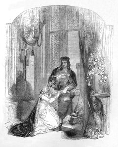 Edwarda III. i hrabina Salisbury, 1845 autorstwa Unbekannt