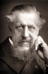 Edwin Arnold 1832-1904, brytyjski orientalista, poeta i dziennikarz, ok. 1890 autorstwa Unbekannt