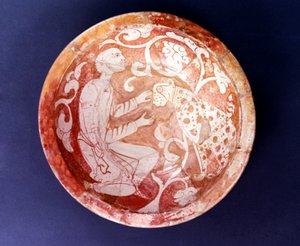 Egipska miska ceramiczna, XI wiek autorstwa Unbekannt