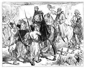 Eldred Pottinger w Heracie, Afganistan, c1837, 1900 autorstwa Unbekannt